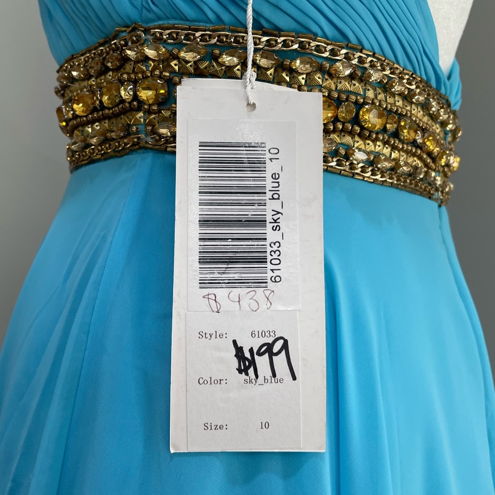 🌟2x Host Pick🌟Women’s Blue Angela & Alison Gown - Picture 6 of 11